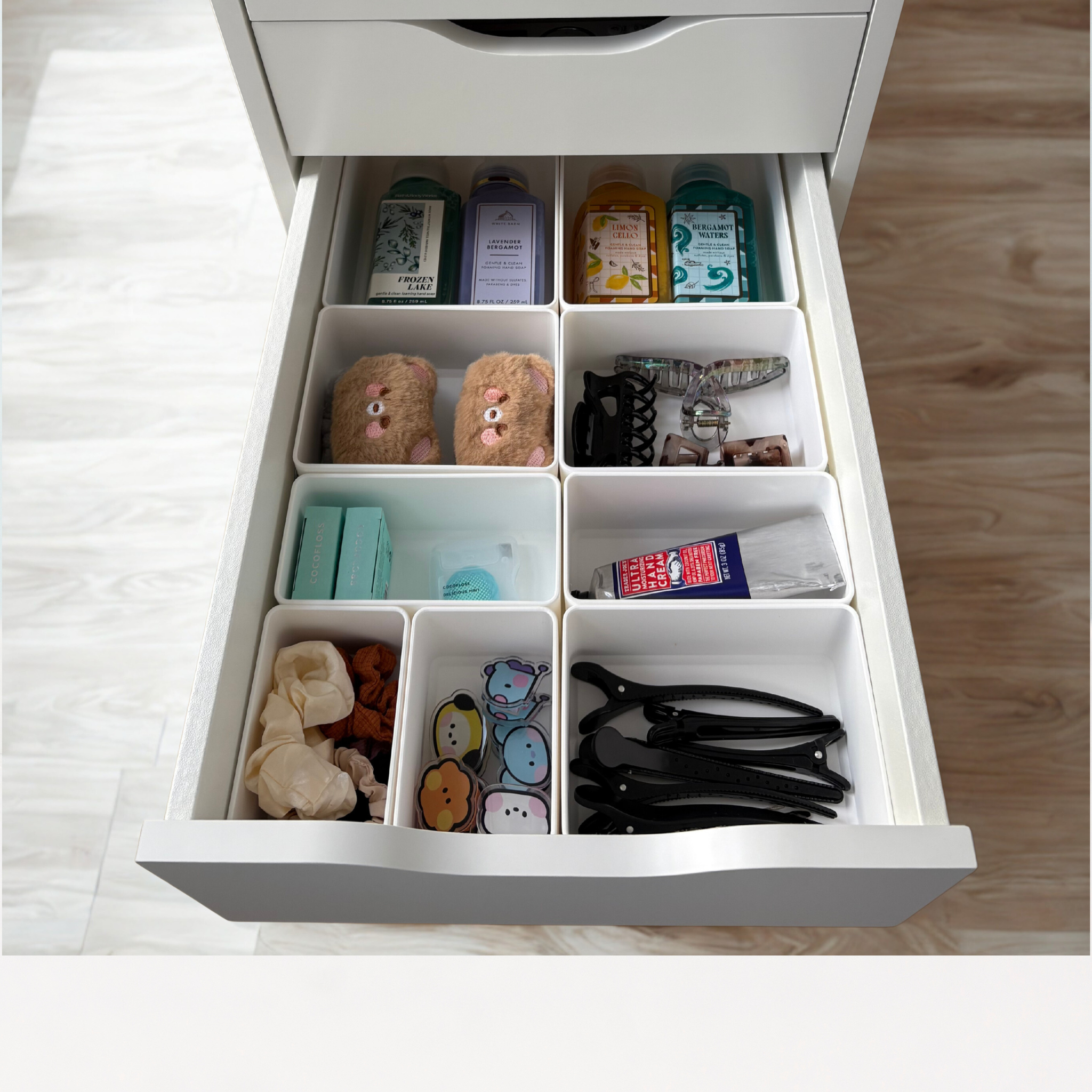 IKEA ALEX Bottom Drawer Organizer Inserts | Desk Drawer Dividers for Makeup, Office & Craft Storage | 3D Printed Modular