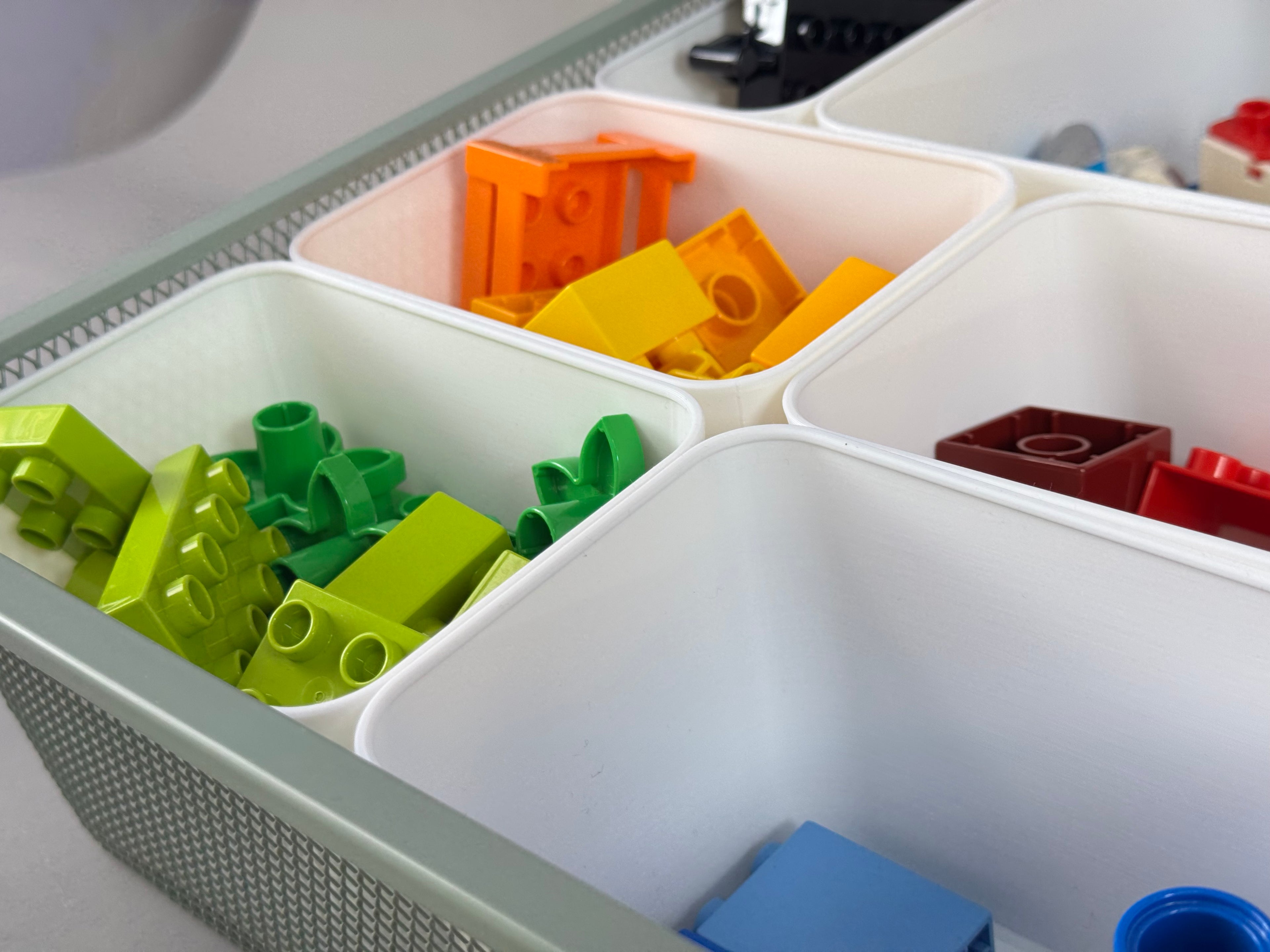 IKEA TROFAST Modular Organizer Inserts for Wire Bins | LEGO, Crafts & Kids Room Storage Solution