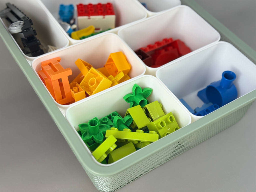 IKEA TROFAST Modular Organizer Inserts for Wire Bins | LEGO, Crafts & Kids Room Storage Solution