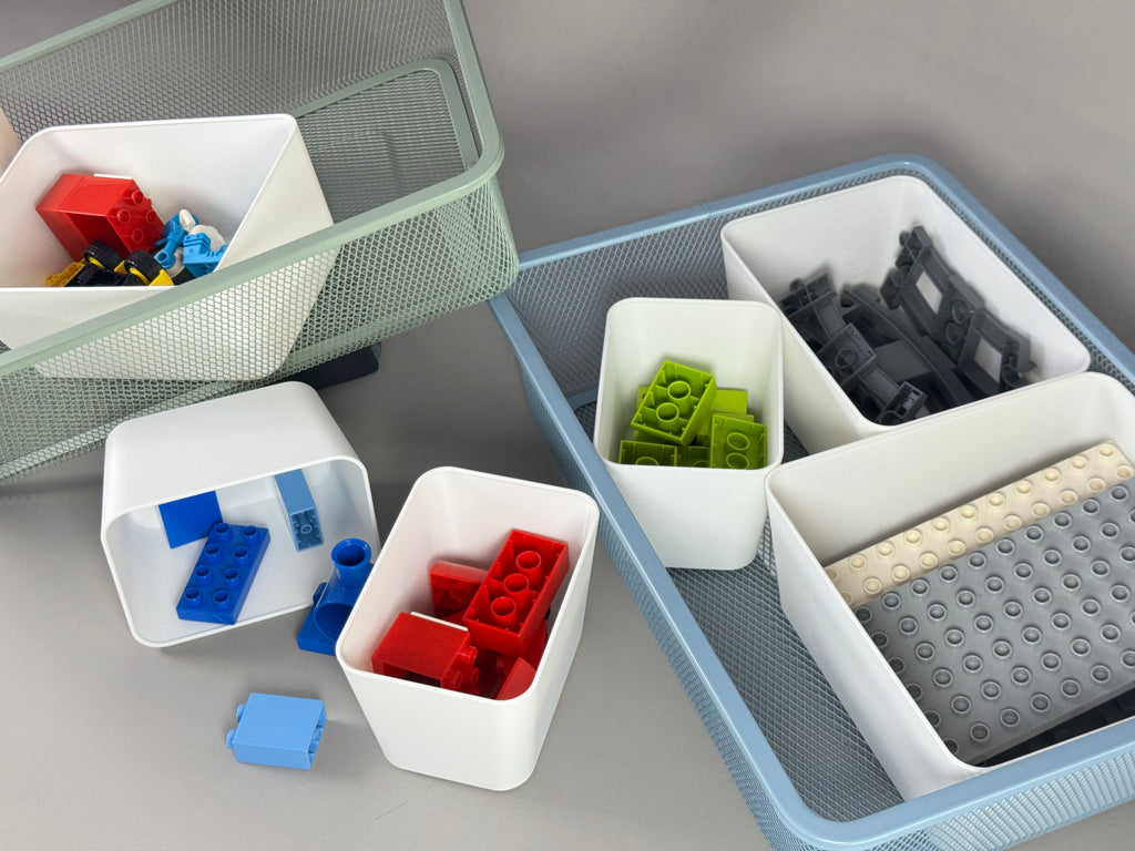 IKEA TROFAST Modular Organizer Inserts for Wire Bins | LEGO, Crafts & Kids Room Storage Solution