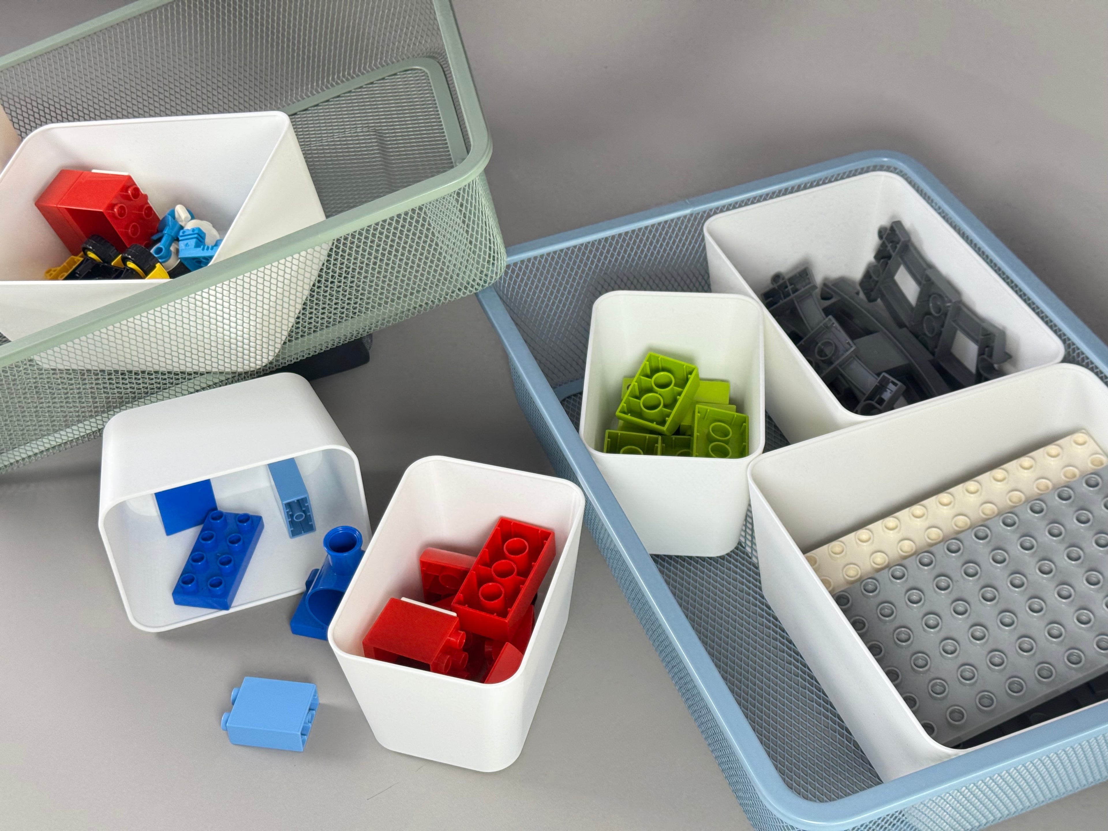 IKEA TROFAST Modular Organizer Inserts for Wire Bins | LEGO, Crafts & Kids Room Storage Solution