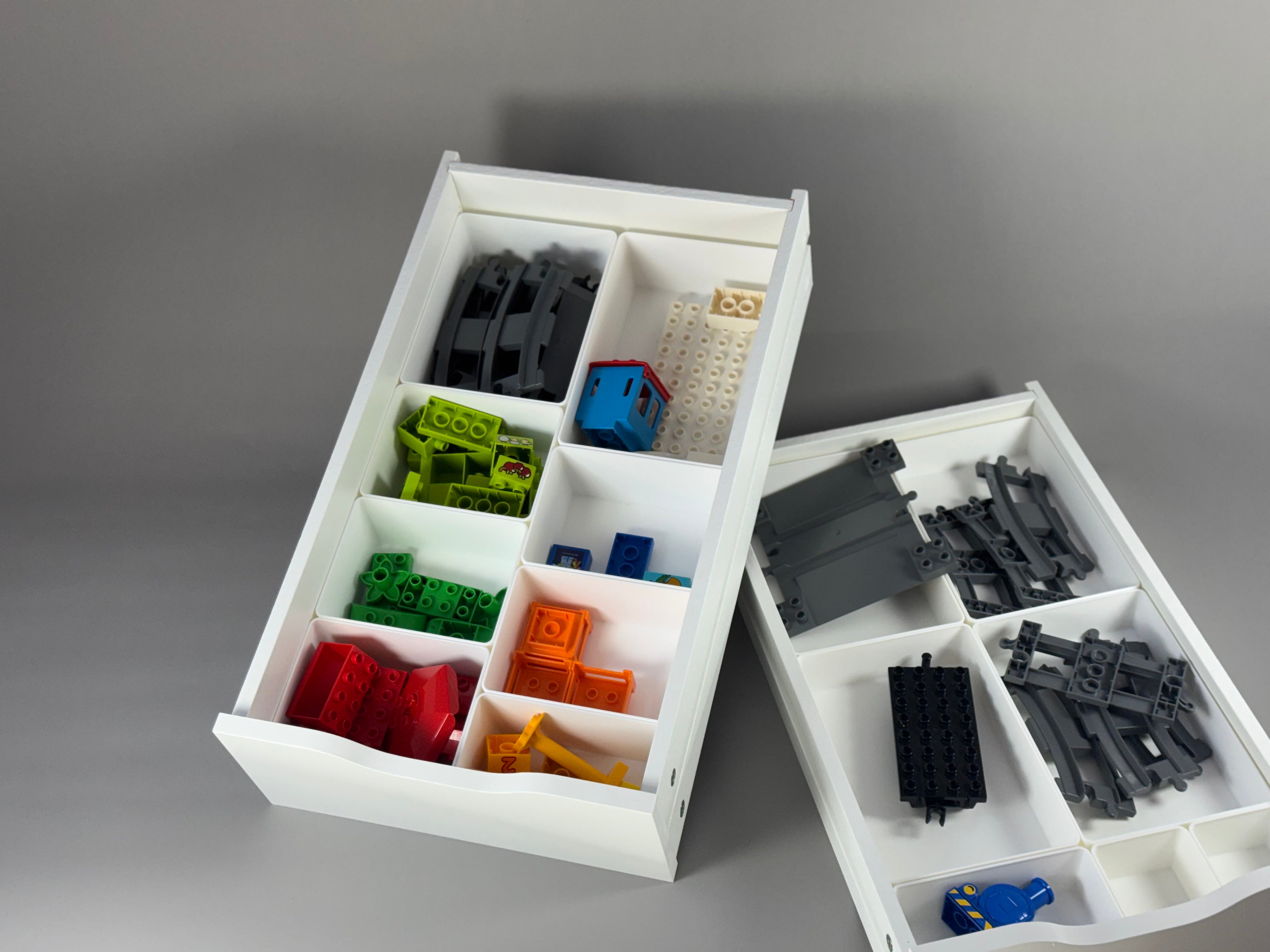 IKEA ALEX Bottom Drawer Organizer Inserts | Desk Drawer Dividers for Makeup, Office & Craft Storage | 3D Printed Modular