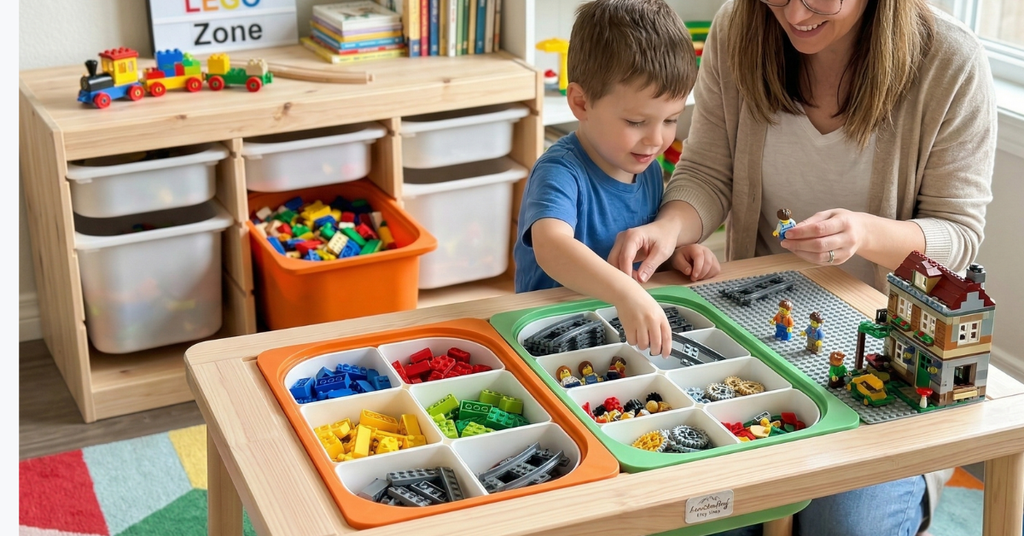 IKEA TROFAST Modular Organizer Inserts | Lego, Toys & Kids Room Storage Solution