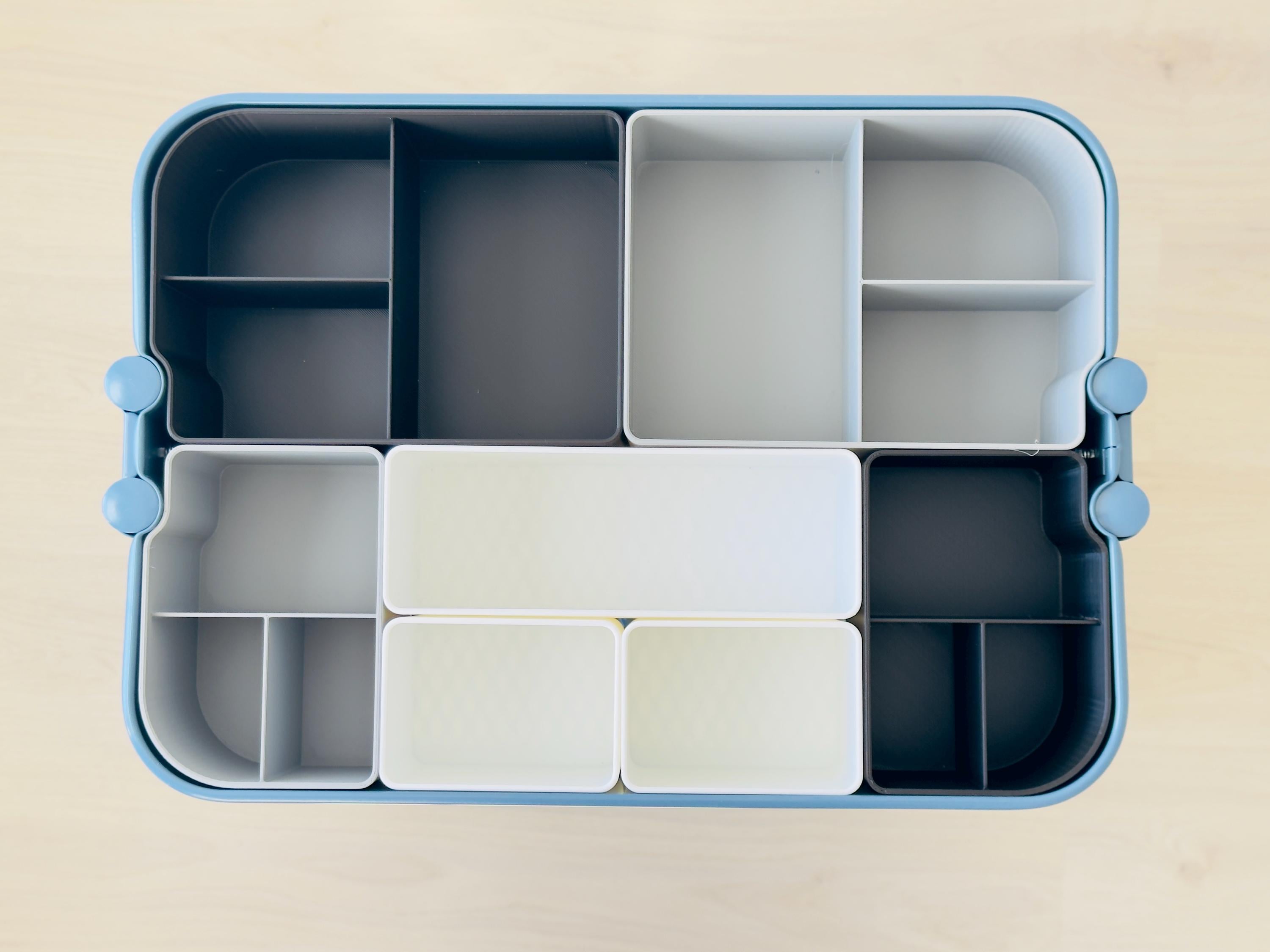 Craft Cart Organizer for IKEA Raskog | Modular Storage Bins for Sewing, Painting & Scrapbooking Supplies, Mobile Craft Room Cart