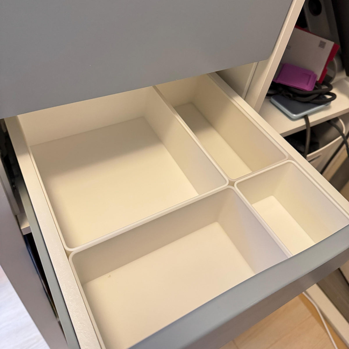 Modular Drawer Organizer Inserts for IKEA Kallax Drawer Insert, 2-Drawer Set, Mix & Match Layouts