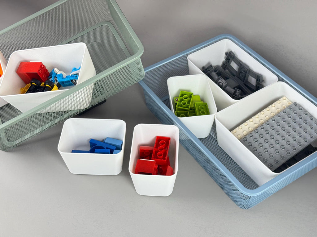 Modular Organizer Inserts for IKEA Trofast Mesh Bins | Building Bricks Storage Divider for Trofast 42x30x10cm Bins