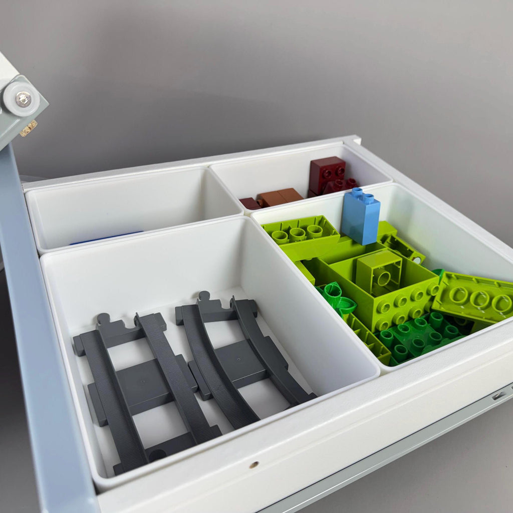 Modular Drawer Organizer Inserts for IKEA Kallax Drawer Insert, 2-Drawer Set, Mix & Match Layouts