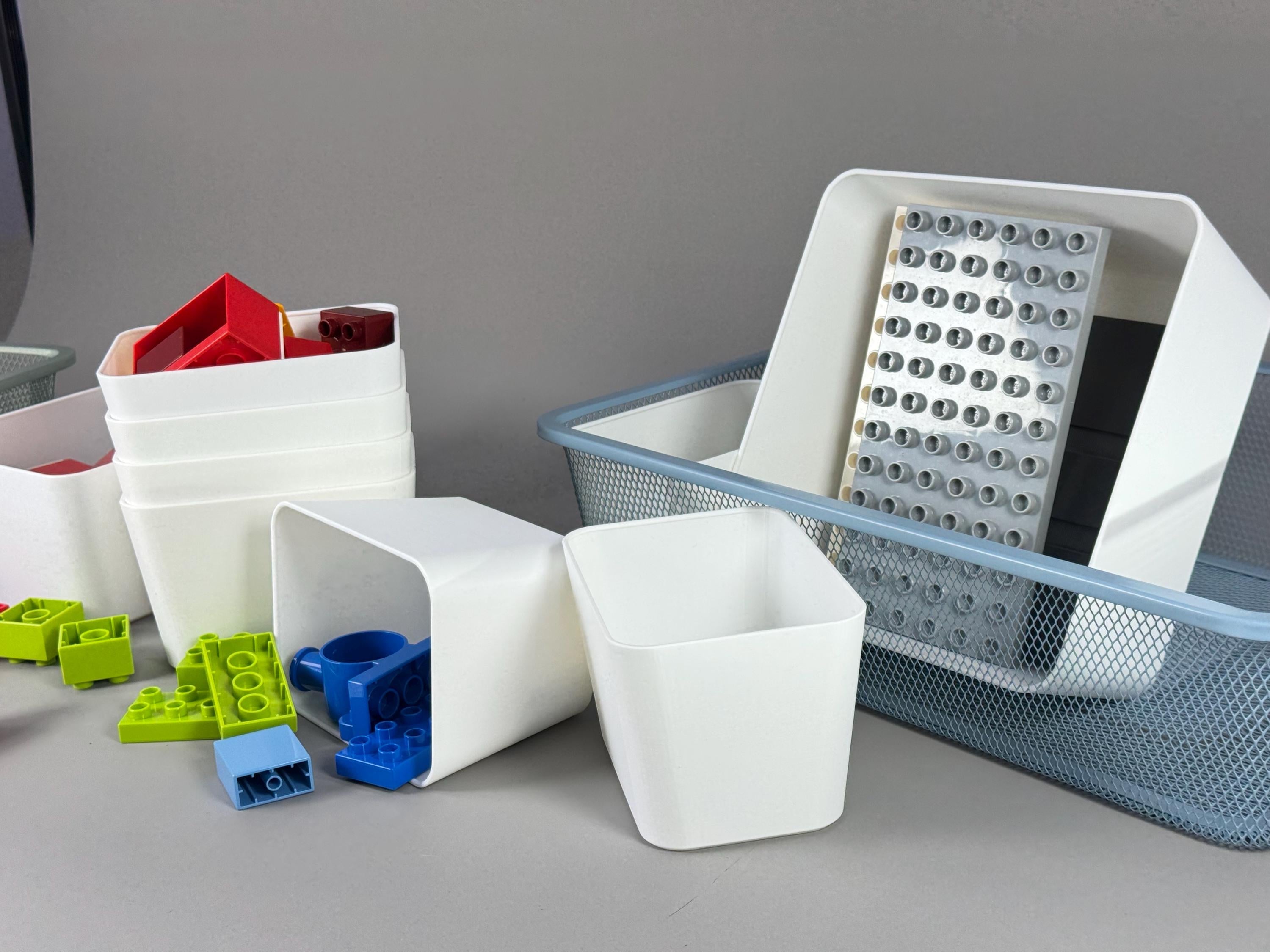 Modular Organizer Inserts for IKEA Trofast Mesh Bins | Building Bricks Storage Divider for Trofast 42x30x10cm Bins