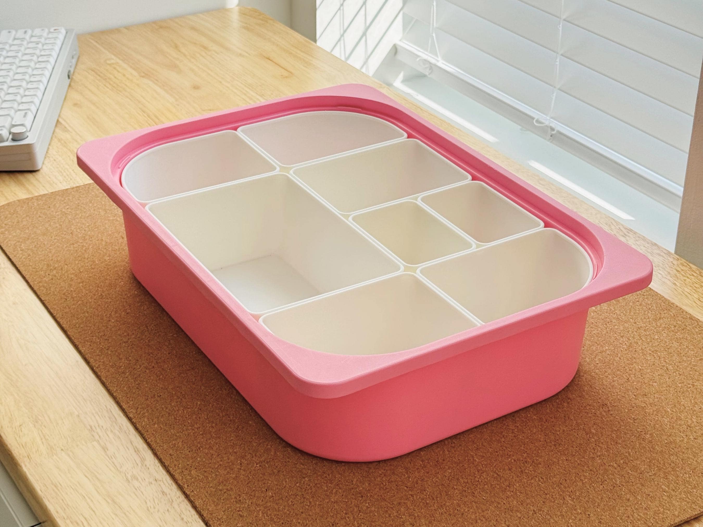 Craft Supply Organizer Tray Inserts for IKEA Trofast Bin | Modular Storage Trays for Beads, Sewing Notions & Art Supplies