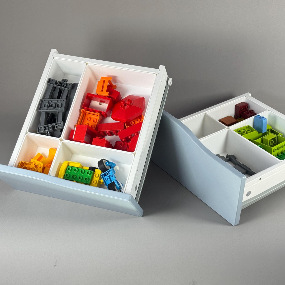Modular Drawer Organizer Inserts for IKEA Kallax Drawer Insert, 2-Drawer Set, Mix & Match Layouts