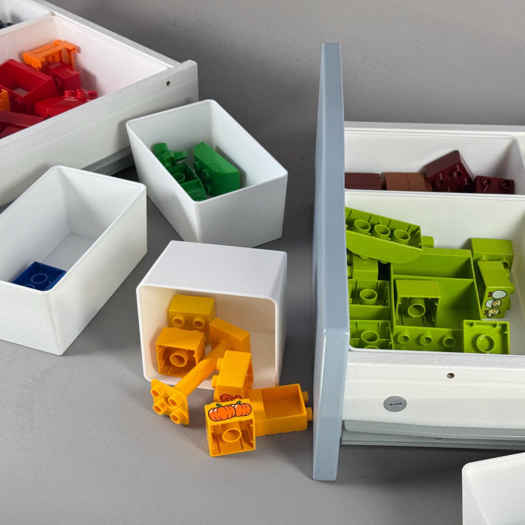 Modular Drawer Organizer Inserts for IKEA Kallax Drawer Insert, 2-Drawer Set, Mix & Match Layouts