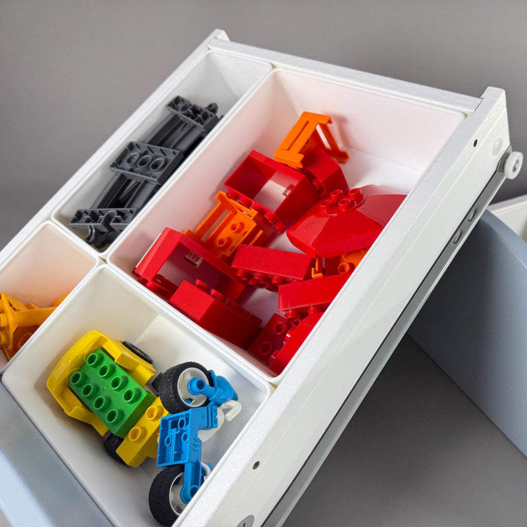 Modular Drawer Organizer Inserts for IKEA Kallax Drawer Insert, 2-Drawer Set, Mix & Match Layouts