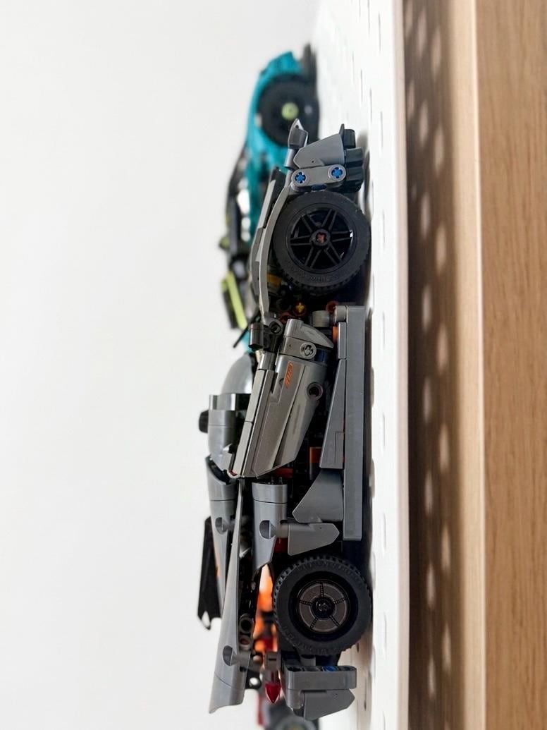 Mounting Bracket for IKEA Skadis Pegboard | Custom-Designed for LEGO® Technic™ Vehicles - Perfect for AFOL Collectors