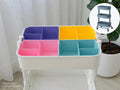 Cart Organizer Bins for IKEA Raskog, 4 PC Set | 3D Printed Storage Inserts | Custom Cart Dividers | Kitchen Office & Craft Organization